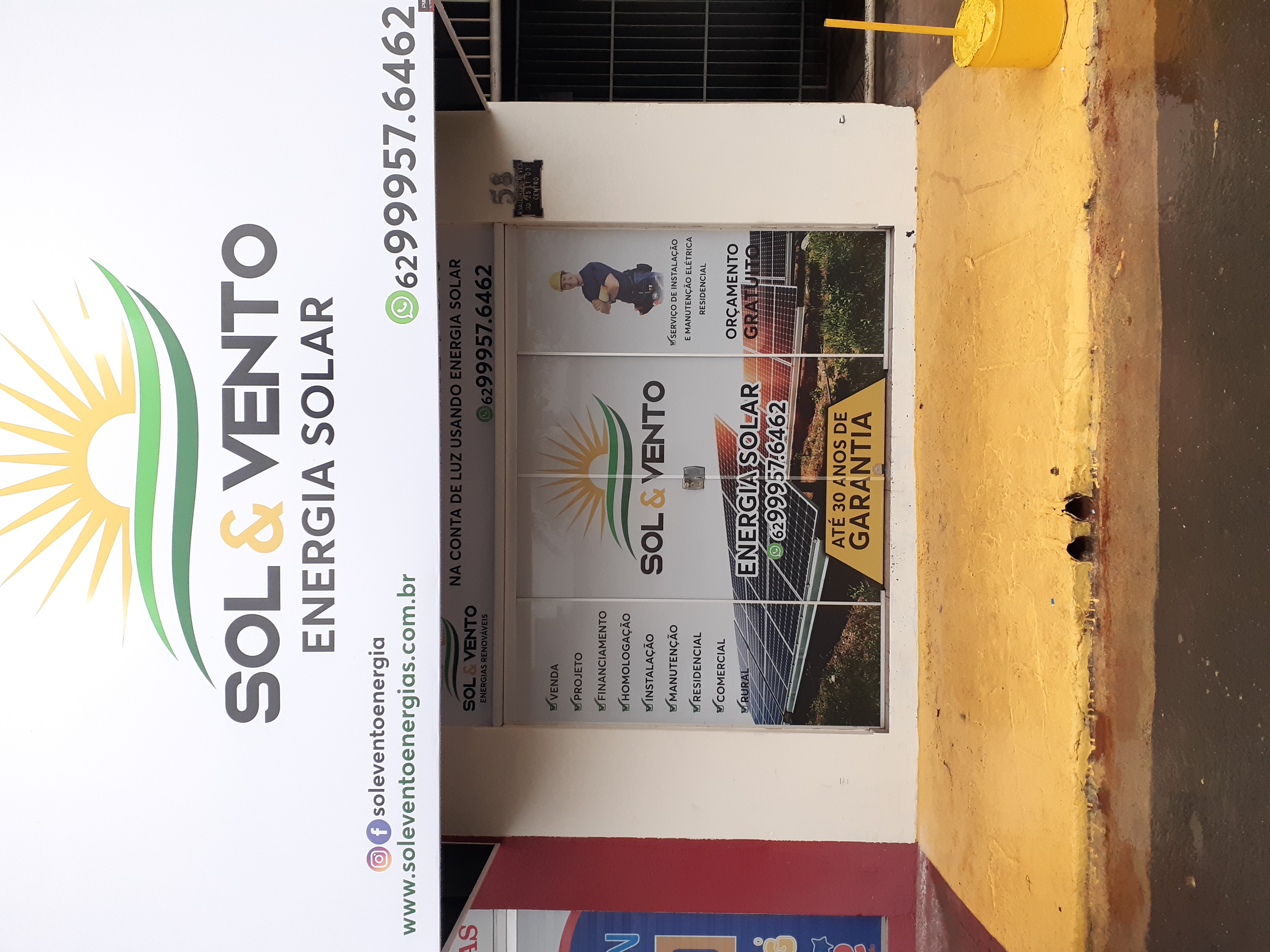 Fachada da Loja Sol & Vento